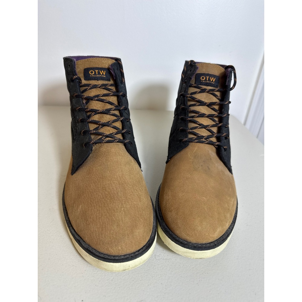 Vans OTW Collection Alomar Brown Black Leather Vibram Boots Mens 13 VN-0QE28UK - Picture 1 of 12